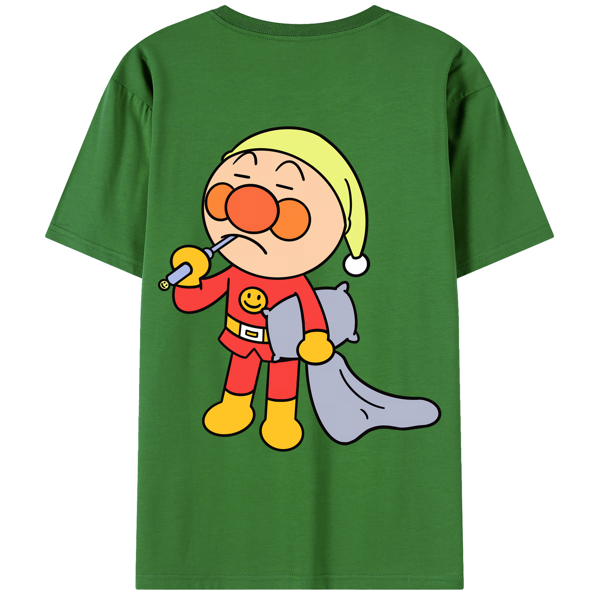（画像用） アンパンマン Anpanman レディース半袖Tシャツ(バックプリント)